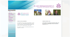 Desktop Screenshot of evangelisch-lutherische-gebetsgemeinschaft.de